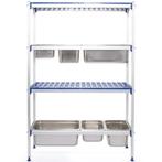 Opbergrek | Aluminium/Kunststof | 4 Schappen |, Zakelijke goederen, Verzenden, Nieuw in verpakking