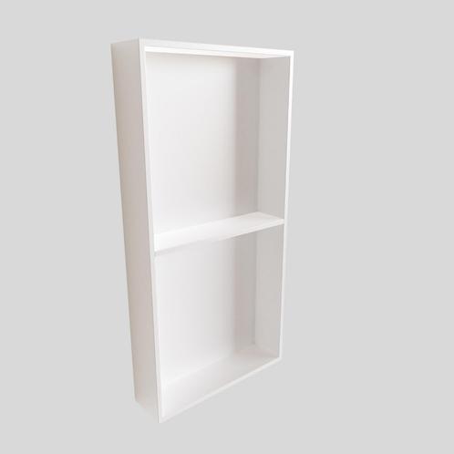 In Of Opbouwnis BWS 89.5x29.5x8 cm met 2 Schappen Wit, Doe-het-zelf en Bouw, Sanitair, Bad, Nieuw, Ophalen of Verzenden