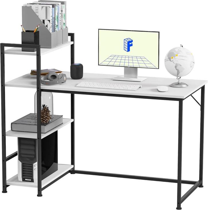 Bureau - Computertafel - Computerbureau - 140x60x100 cm - Wi, Maison & Meubles, Bureaux, Envoi