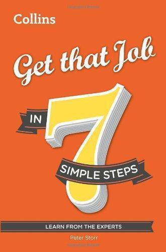Get that Job in 7 simple steps, Storr, Peter, Boeken, Overige Boeken, Gelezen, Verzenden