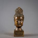 Guanyin - Tête de Bouddha - Bronze - Chine - XXe siècle, Antiek en Kunst