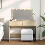 vidaXL Kaptafel met LED-verlichting 100x40x120 cm sonoma, Verzenden, Nieuw