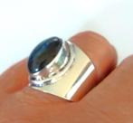Labradoriet edelsteen ring van 925 sterling zilver - Zilver