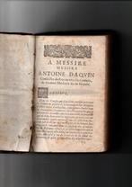 M. de Meuve - Dictionaire Pharmaceutique ou plutôt Apparat, Antiek en Kunst