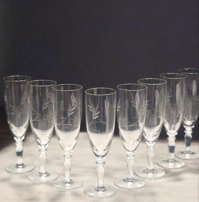 Champagne fluitje (10) - Kristal - Service-Champagne-Cristal, Antiek en Kunst, Antiek | Meubels | Tafels