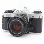 Canon AE-1 Program zilver + FD 50mm f/1.8  | Tweedehands, Verzenden