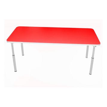 Kleutertafel | Verstelbaar | Rechthoek | Rood | Voor, Verzenden