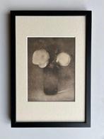 Jan Mankes (1889-1920) - Twee roosjes in glas, Antiek en Kunst