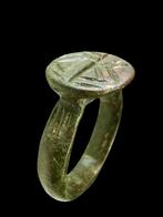 Viking periode Brons Ring, Handtassen en Accessoires