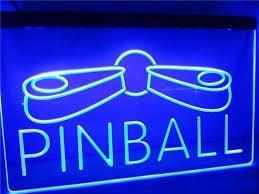 Pinball neon bord lamp LED cafe verlichting reclame lichtbak, Huis en Inrichting, Lampen | Overige, Nieuw, Verzenden