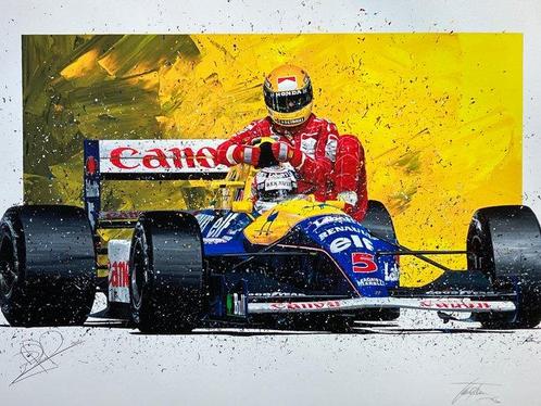 Williams - British Grand Prix, Silverstone - Nigel Mansell -, Verzamelen, Automerken, Motoren en Formule 1