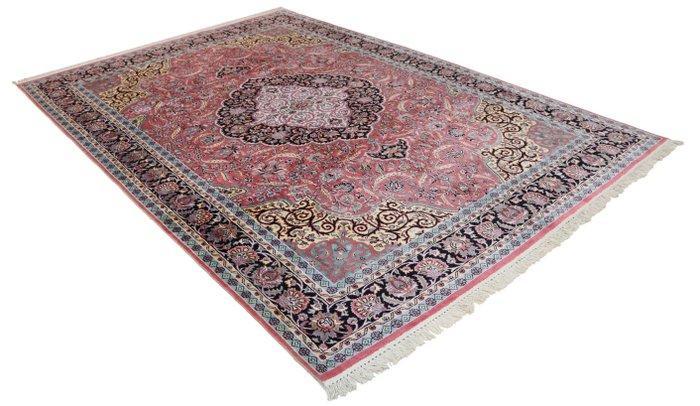 Original Kashmiri Silk Carpet - Vloerkleed - 305 cm - 216 cm, Huis en Inrichting, Stoffering | Tapijten en Vloerkleden