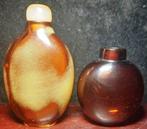 Snuiftabak-fles (2) - Glas, Antiek en Kunst