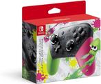 Nintendo Switch Pro Controller Splatoon 2 Edition in Doos, Games en Spelcomputers, Ophalen of Verzenden, Zo goed als nieuw