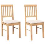 Rubbert Hout Stoelen 2st | Retour Deal | Direct Weg, Huis en Inrichting, Stoelen, Verzenden, Nieuw, Overige kleuren, Twee