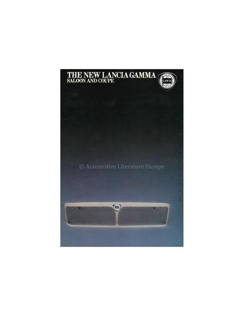 1981 LANCIA GAMMA BROCHURE ENGELS, Livres, Autos | Brochures & Magazines, Enlèvement ou Envoi