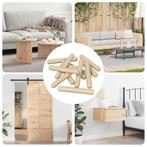 vidaXL Houten deuvels 12000 pcs Bruin Massief hout, Verzenden
