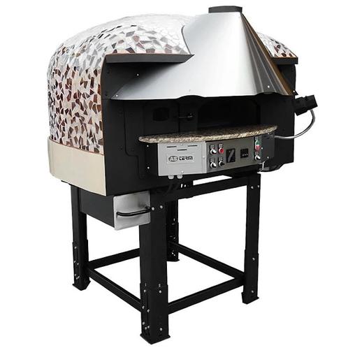 Roterende Pizzaoven | SERIE MIX-RK (MOSAIC) | Gas/Hout | 4x, Zakelijke goederen, Horeca | Keukenapparatuur, Nieuw in verpakking