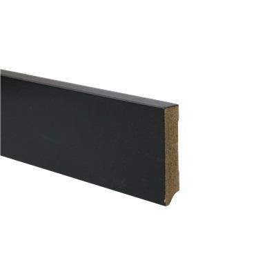 Oppio Zwart folieplint Amsterdam 15x70x2400mm, Doe-het-zelf en Bouw, Plinten en Afwerking, Ophalen of Verzenden