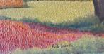 Lluís Puig Barella (1894–1984) - Paisaje con masía y campos, Antiek en Kunst