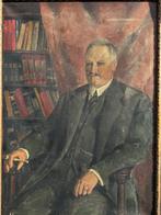 Italiaanse school (XX) - Ritratto di gentiluomo - XL format, Antiek en Kunst