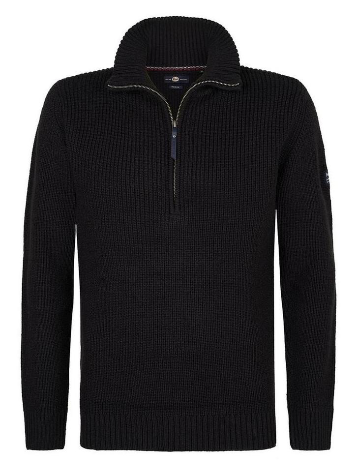 Petrol Half Zip Pullover Navy maat Maat 52/54 (L) Heren, Kleding | Heren, Truien en Vesten, Blauw, Nieuw, Maat 52/54 (L), Verzenden