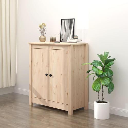 vidaXL Buffet 70x35x80 cm Bois massif de pin, Huis en Inrichting, Kasten | Dressoirs, Verzenden