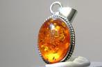 Amber Hanger - Hoogte: 36 mm - Breedte: 18 mm- 4.5 g - (1), Verzamelen, Mineralen en Fossielen