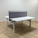 Tweedehands Ahrend duo bureau vv akoestische wand 160x80 cm,, Huis en Inrichting, Gebruikt, Bureau