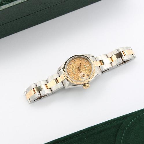 Rolex Lady-Datejust 26 69173 uit 1990, Handtassen en Accessoires, Horloges | Dames, Verzenden
