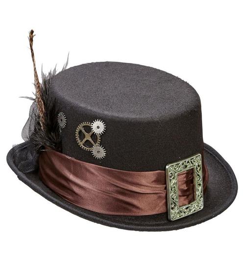 Hoed Steampunk Gesp, Hobby en Vrije tijd, Feestartikelen, Nieuw, Verzenden