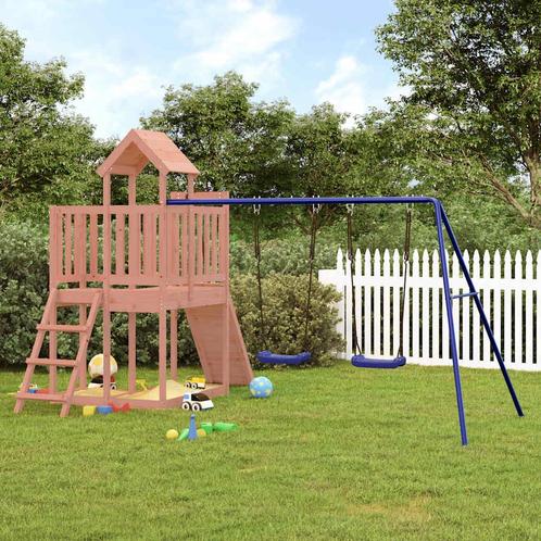vidaXL Speelhuis massief douglashout, Kinderen en Baby's, Speelgoed | Buiten | Speeltoestellen, Nieuw, Verzenden