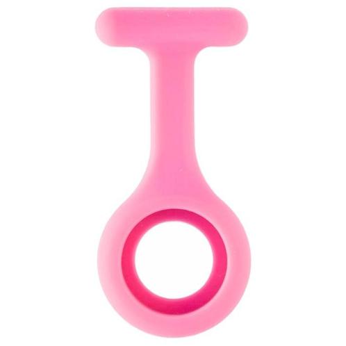 Fako® - Verpleegstershorloge - Siliconen Hoesje - Roze, Handtassen en Accessoires, Horloges | Dames, Verzenden