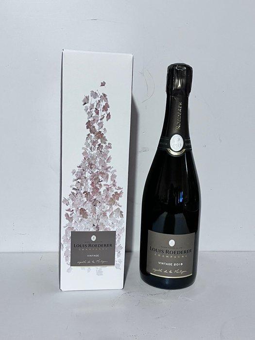 2018 Louis Roederer - Reims - 1 Flessen (0.75 liter), Verzamelen, Wijnen