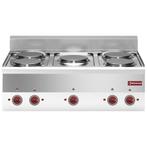 Cuisinière électrique 5 plaques -Top- - D-E60/5P9T-N, Verzenden