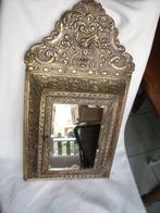 Spiegel- borstel kastje - Koper, spiegel - koper met facet