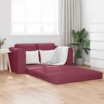 vidaXL Slaapbank Wijnrood 148 x 71 x 83 cm Stof, Huis en Inrichting, Verzenden, Nieuw