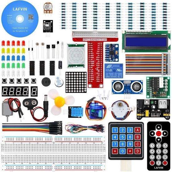 2dekans | Lafvin Raspberry Pi Super Starter kit - 191 Delig, Audio, Tv en Foto, Afstandsbedieningen, Ophalen of Verzenden