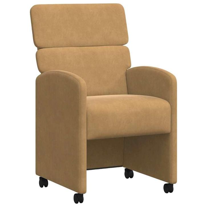 2x Eetstoel Bruin Fluweel, Mobiel | Tweede Kansje | OP = OP, Huis en Inrichting, Zetels | Zetels, Minder dan 150 cm, Minder dan 75 cm