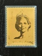 Nederland - Gouden postzegels van Maxima en Willem Alexander, Postzegels en Munten, Gestempeld