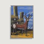 After Niko Pirosmani (1862–1918) - Roe Deer in a Landscape, Antiek en Kunst