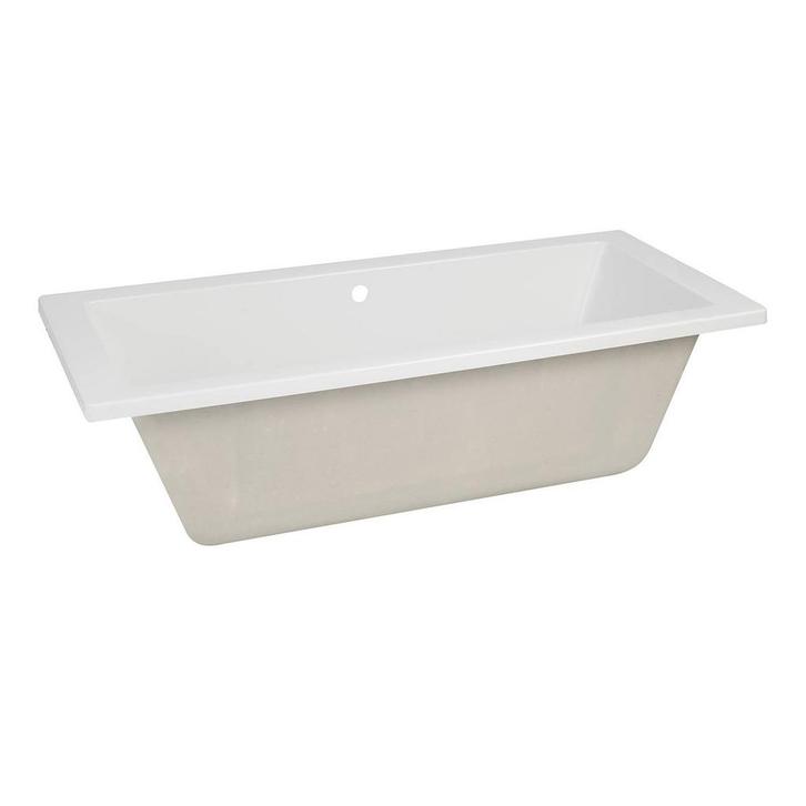 BWS Duo Inbouw Ligbad Saturnus 190x90x49 cm Acryl Wit, Doe-het-zelf en Bouw, Sanitair, Bad, Nieuw, Ophalen of Verzenden