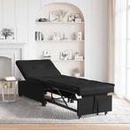 vidaXL 3-in-1 Uittrekbare Sofa Bed in Zwart Stof, Huis en Inrichting, Zetels | Zetels, Verzenden, Nieuw
