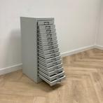 Tweedehands metalen ladekastje vv 15 lades, (hxbxd) 90x30x41, Huis en Inrichting, Kasten | Overige, Gebruikt