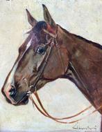 Ernest Bodoy (XIX) - Portrait du cheval Géographie, Antiquités & Art, Art | Peinture | Classique