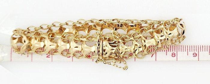 Armband - 18 karaat Geel goud, Handtassen en Accessoires, Armbanden