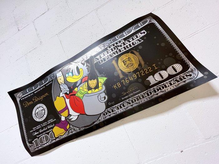 Suketchi - Scrooge Mcduck Dom Perignon Money Crumple, Antiek en Kunst, Kunst | Designobjecten