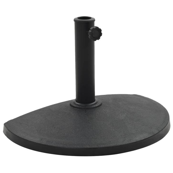 Parasolvoet 9kg | OP = OP | Zwart Polyresin, Tuin en Terras, Parasols, Minder dan 1 meter, Nieuw, Parasolvoet, Verzenden