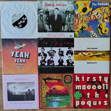 The Pogues - 9 x 7 singles 45 RPM /EP - Diverse titels -