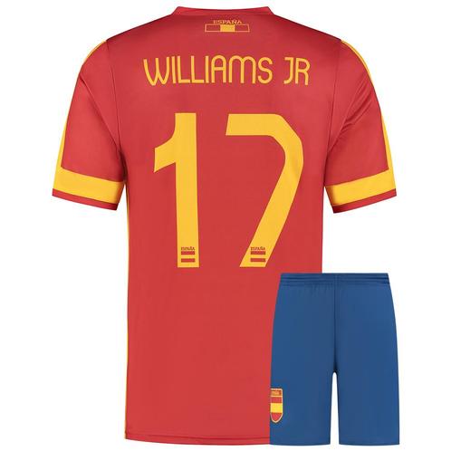 Kingdo Spanje Voetbaltenue Williams - Kind en Volwassenen, Sport en Fitness, Voetbal, Bal, Nieuw, Verzenden